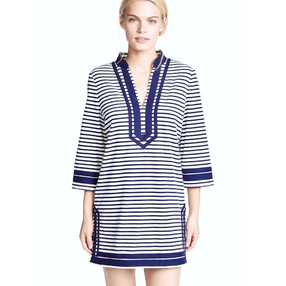✨ NWT! Tory Burch Striped Terry Tunic